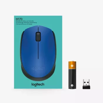Logitech M171 myš RF bezdrôtová optická 1000 DPI, modrá