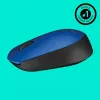 Logitech M171 myš RF bezdrôtová optická 1000 DPI, modrá