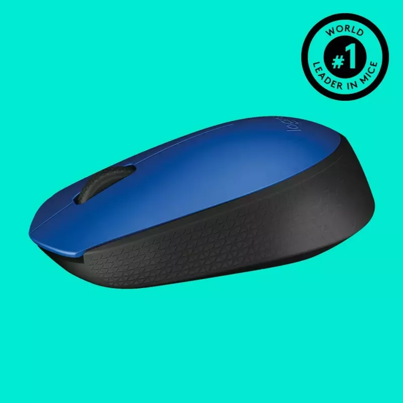 Logitech M171 myš RF bezdrôtová optická 1000 DPI, modrá