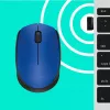 Logitech M171 myš RF bezdrôtová optická 1000 DPI, modrá