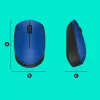 Logitech M171 myš RF bezdrôtová optická 1000 DPI, modrá