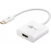 Goobay 66259 adaptér z USB-C na HDMI, 4K 30 Hz, 0,2 m, biely