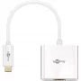 Goobay 66259 adaptér z USB-C na HDMI, 4K 30 Hz, 0,2 m, biely