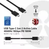 CLUB3D USB Gen2 Type-C video 4K60Hz, dáta 10Gbit/s a 100W nabíjanie 1 meter M/F