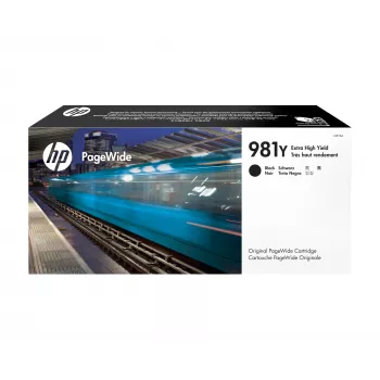 HP 981Y Extra High Yield čierna Originálna PageWide kazeta, čierna, 1 ks, 20000 strán