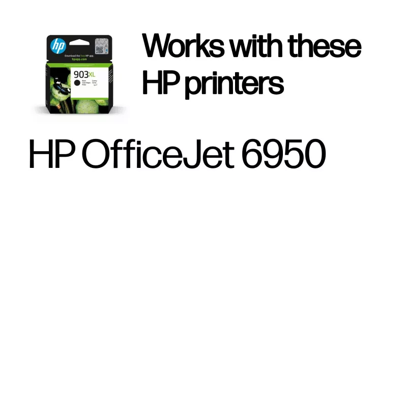 HP 903XL Originálna atramentová kazeta, čierna, vysoká výťažnosť