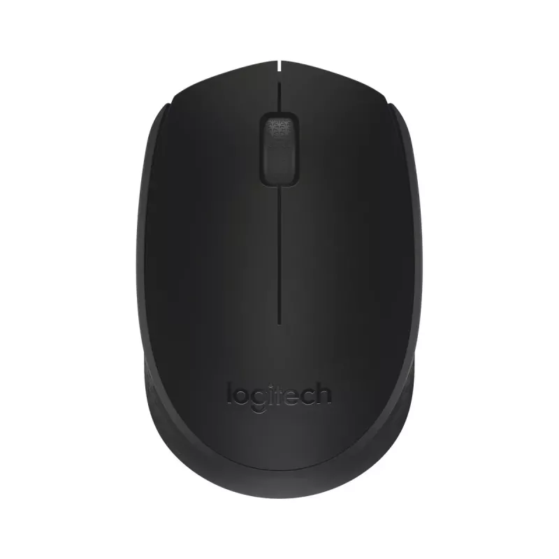 Bezdrôtová optická myš Logitech B170 RF, obojručná, 3 tlačidlá, čierna, 10 m dosah, až 12 mesiacov výdrž batérie