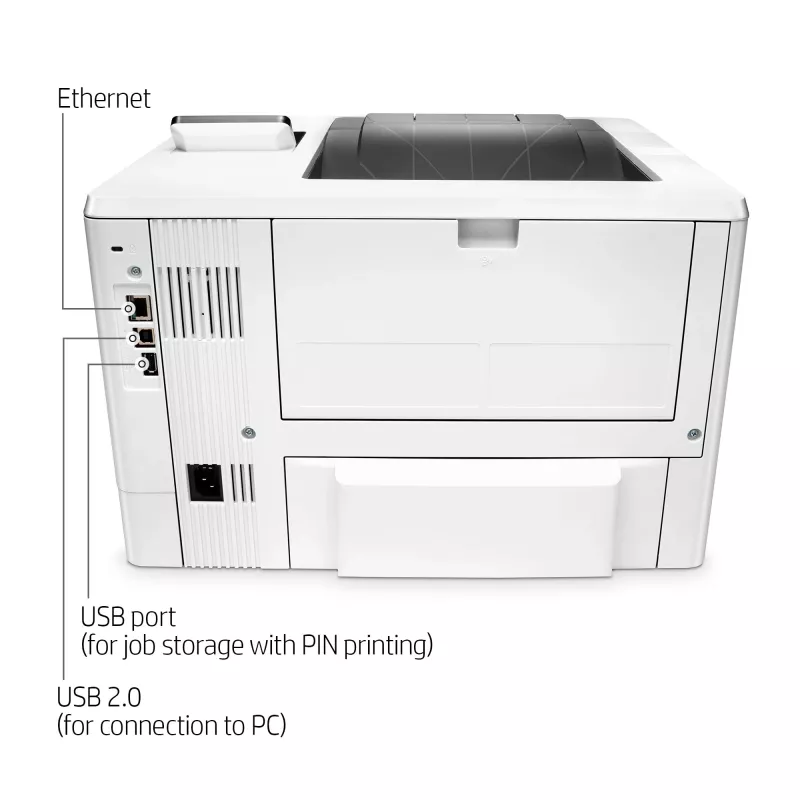 HP LaserJet Pro M501dn, laser, 600 x 600 DPI, A4, 43 str./min, obojstranná tlač, sieťová
