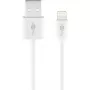 Nabíjací a synchronizačný kábel GOOBAY Lightning na USB A 1 m, 5W / 1A, biely