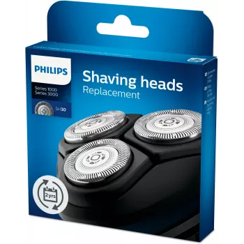 Náhradné hlavy Philips SHAVER Series 3000 SH30/50 — 3 nerezové hlavy