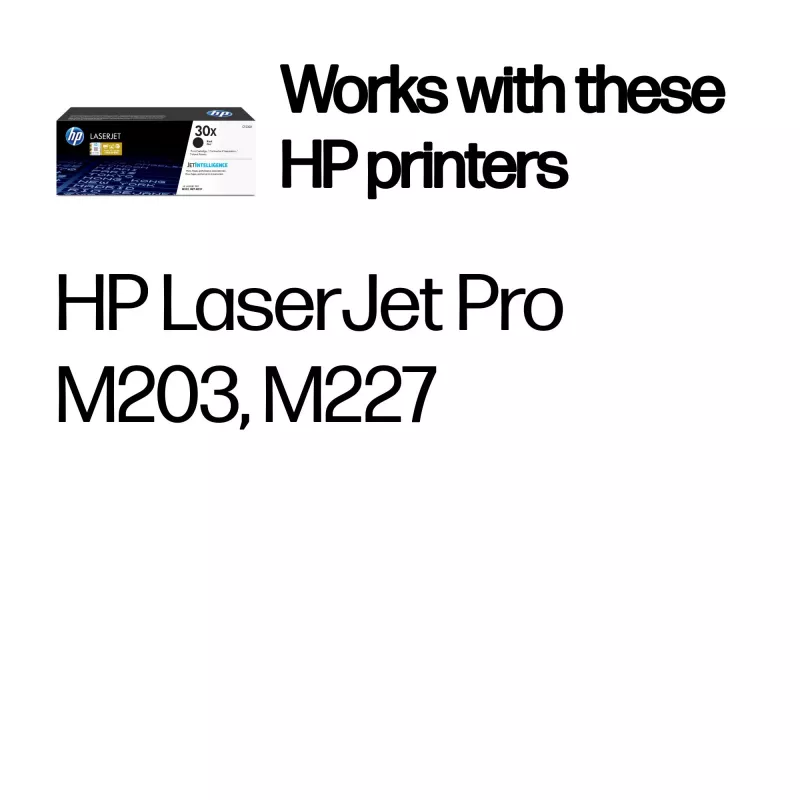 HP 30X High Yield čierna Originálna LaserJet tonerová kazeta, 3500 strán, čierna, 1 kus