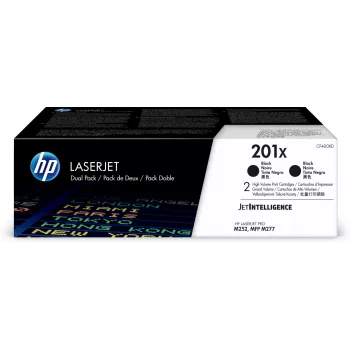 HP 201X balenie 2 ks High Yield čierna originálne laserové tonerové kazety LaserJet