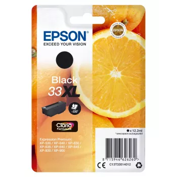 Epson Oranges samostatné balenie čierna 33XL Claria Premium Ink