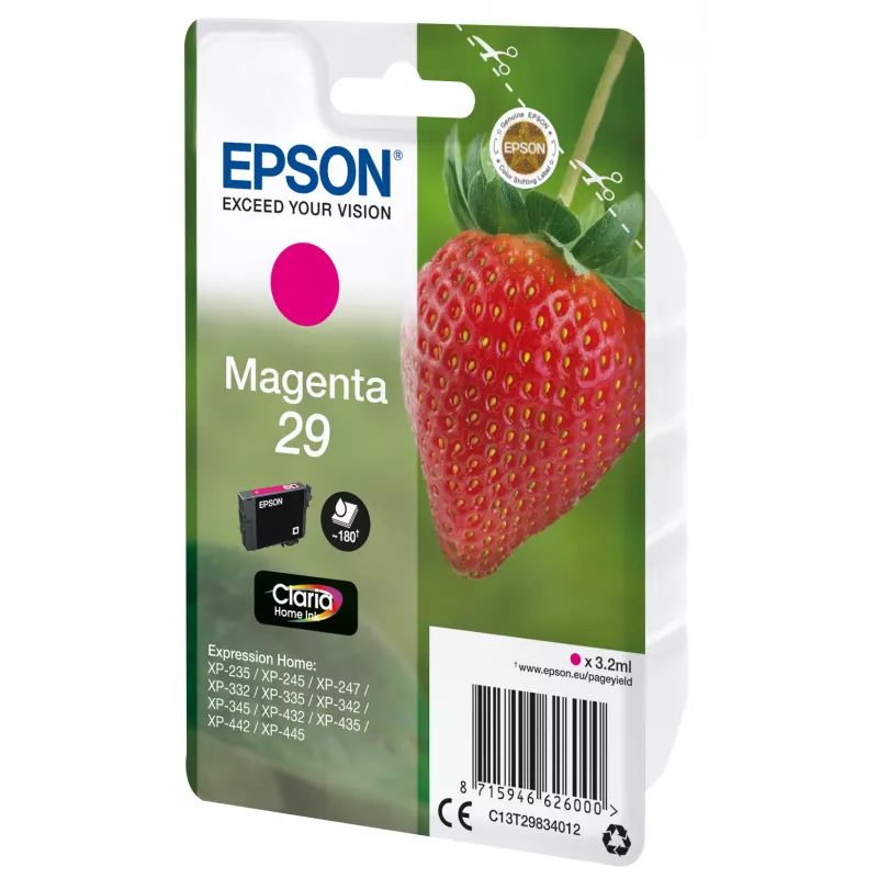 Epson Strawberry samostatné balenie purpurová 29 Claria Home Ink