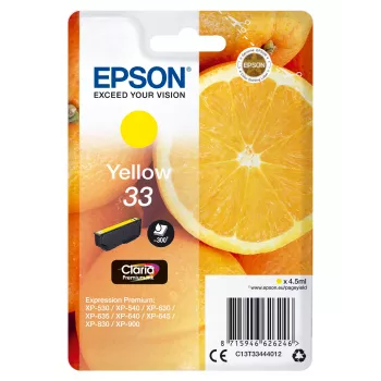Epson Oranges samostatné balenie žltá 33 Claria Premium atrament