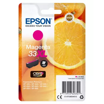 Kazeta Epson 33XL purpurová 650 strán C13T33634012