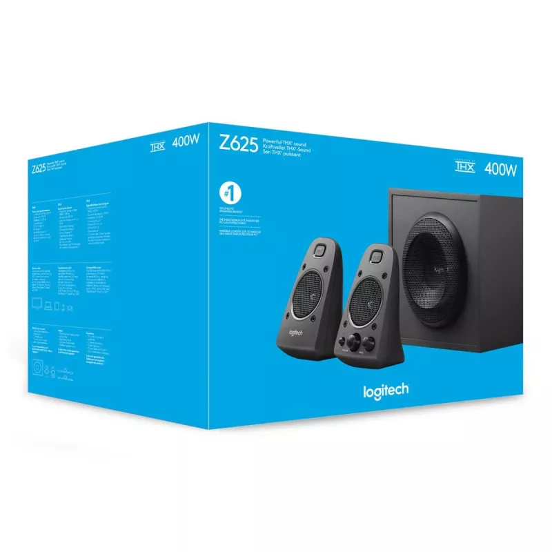 LOGITECH Z625 2.1 kanály 200 W čierna