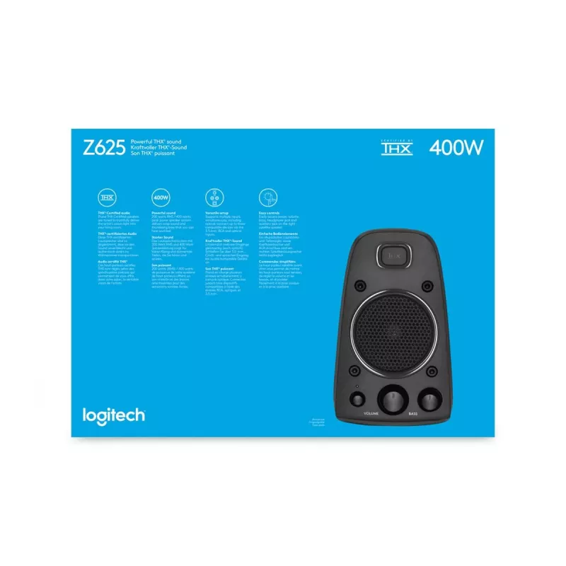 LOGITECH Z625 2.1 kanály 200 W čierna