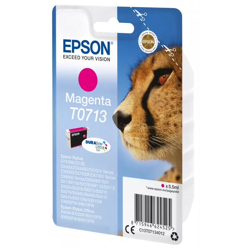 Epson samostatné balenie purpurová T0713 DURABrite Ultra atrament