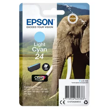 Kazeta Epson 24 svetloazúrová 360 strán C13T24254012