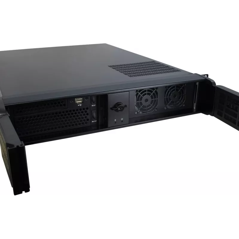 Serverová skriňa Inter-Tech IPC 2U-2098-SL Rack čierna