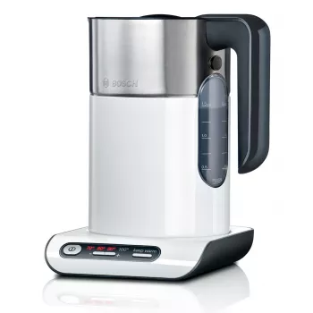Bosch TWK8611P elektrická kanvica 1,5 L 2400 W antracit, nerez, biela