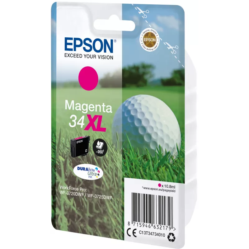 Kazeta Epson 34XL purpurová 950 strán C13T34734010