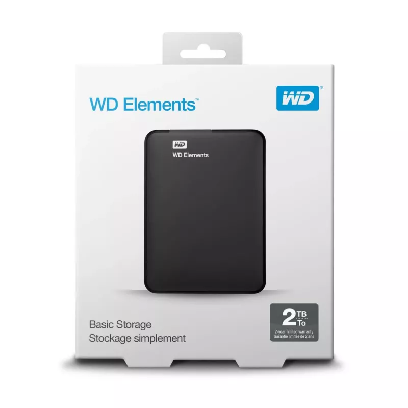 WESTERN DIGITAL prenosné úložisko - WD Elements - 2TB - USB-A 3.0