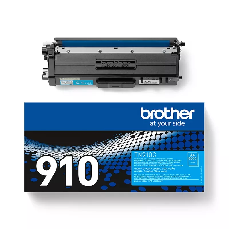 Tonerová kazeta Brother TN910C 3000 strán azúrová