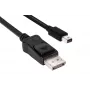 Club 3D CAC-1115 kábel z Mini DisplayPort 1.4 na DisplayPort 1.4, HBR3, 8K60Hz, 2 m, čierny