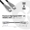 Club 3D CAC-1311 kábel Premium High Speed HDMI 2.0, 4K60Hz, samec/samec, 1 m, čierny