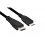 Club 3D CAC-1350 kábel z Mini HDMI na HDMI 2.0, 4K60Hz, samec/samec, 1 m, čierny