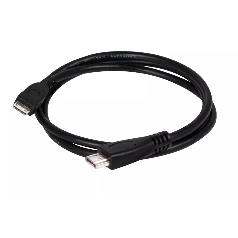 Club 3D CAC-1350 kábel z Mini HDMI na HDMI 2.0, 4K60Hz, samec/samec, 1 m, čierny
