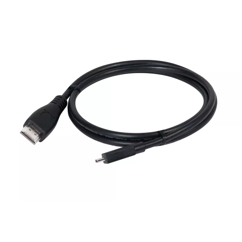 Club 3D CAC-1351 kábel z Micro HDMI na HDMI 2.0, 4K60Hz, samec/samec, 1 m, čierny