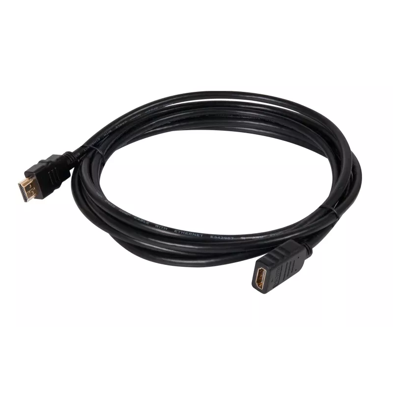 Club 3D CAC-1321 predlžovací kábel High Speed HDMI 2.0, 4K60Hz, samec/samica, 3 m, čierny