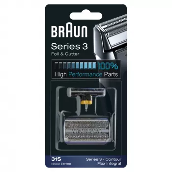 Holiaca hlava BRAUN Series 3 31S – náhradná hlava, jedna hlava, čierna, 10 g