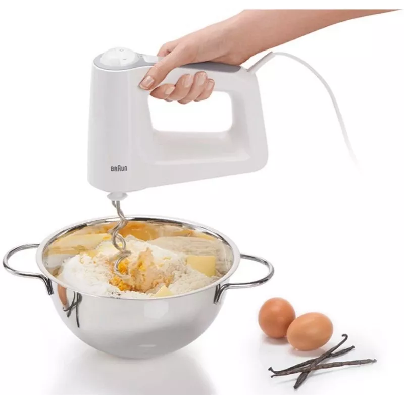 Braun HM 3135 WH ručný mixér 500 W sivá, biela