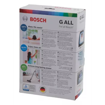 Príslušenstvo k vysávaču Bosch BBZ 41FGALL — 4 vrecká na prach a 1 filter, hmotnosť 0,14 kg, kompaktné balenie
