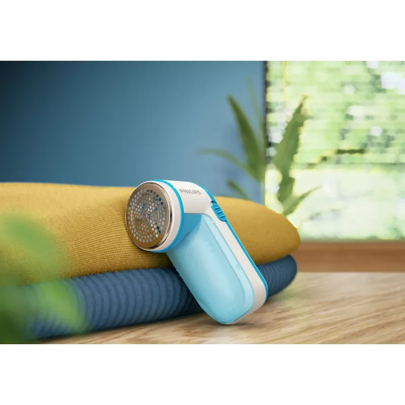 Philips GC026/00 odstraňovač žmoliek, sivá, batéria, AA, 123 mm, 80 mm, 58 mm