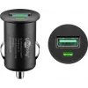 Auto nabíjací adaptér Goobay 18 W Quick Charge 3.0 čierny