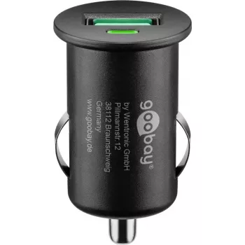 Auto nabíjací adaptér Goobay 18 W Quick Charge 3.0 čierny