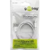 Lightning USB nabíjací a synchronizačný kábel Goobay 72905