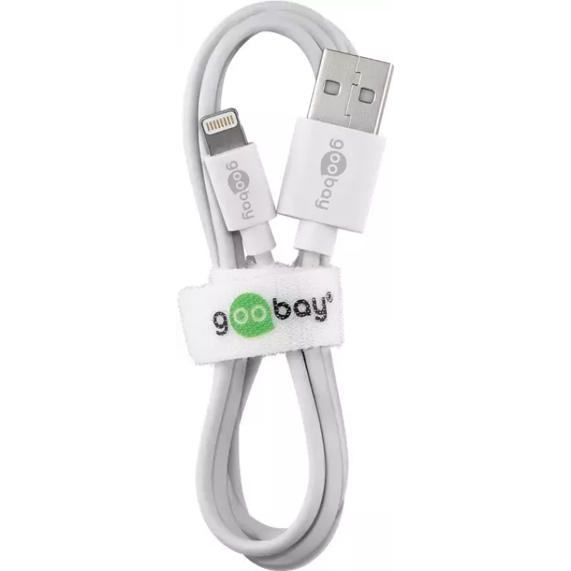 Lightning USB nabíjací a synchronizačný kábel Goobay 72909