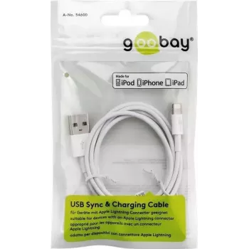 Goobay Lightning USB nabíjací a synchronizačný kábel 2 m Lightning USB A