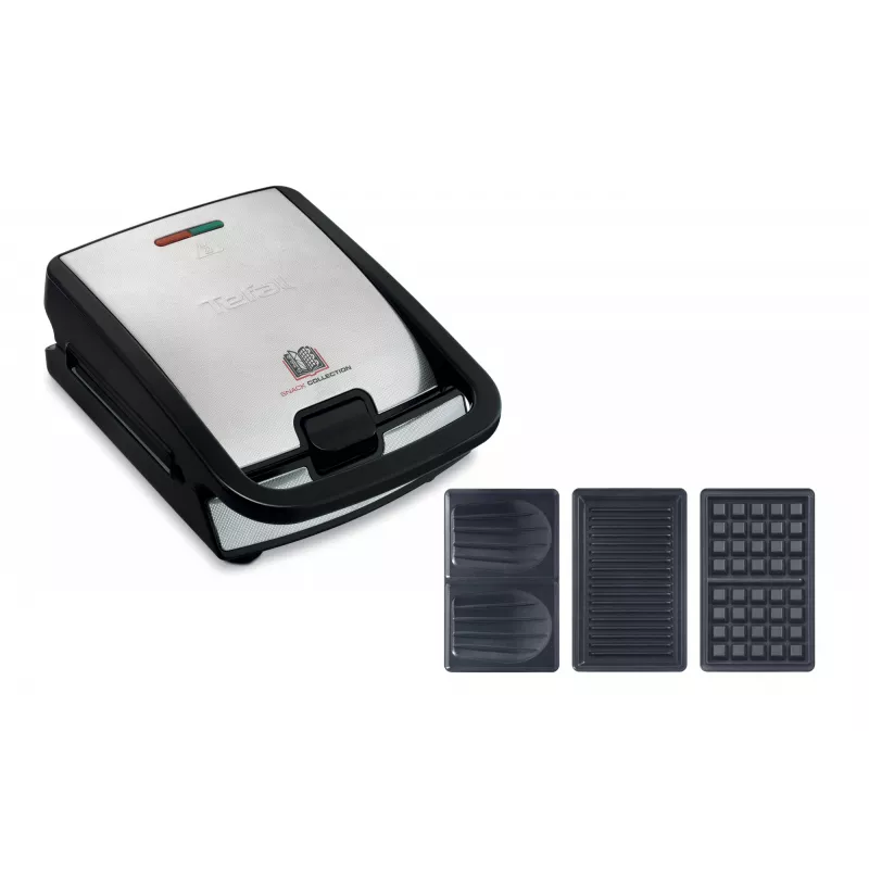 Tefal Snack Collection SW852D sendvičovač 700 W čierna, nerez