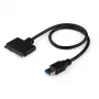 StarTech.com SATA na USB kábel s UASP, čierna, 6 Gbit/s, CE, FCC, 0 – 60 °C, -10 – 70 °C, 49 mm