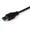 StarTech.com SATA na USB kábel s UASP, čierny, 6 Gbit/s, CE, FCC, 0 – 60 °C, -10 – 70 °C, 49 mm