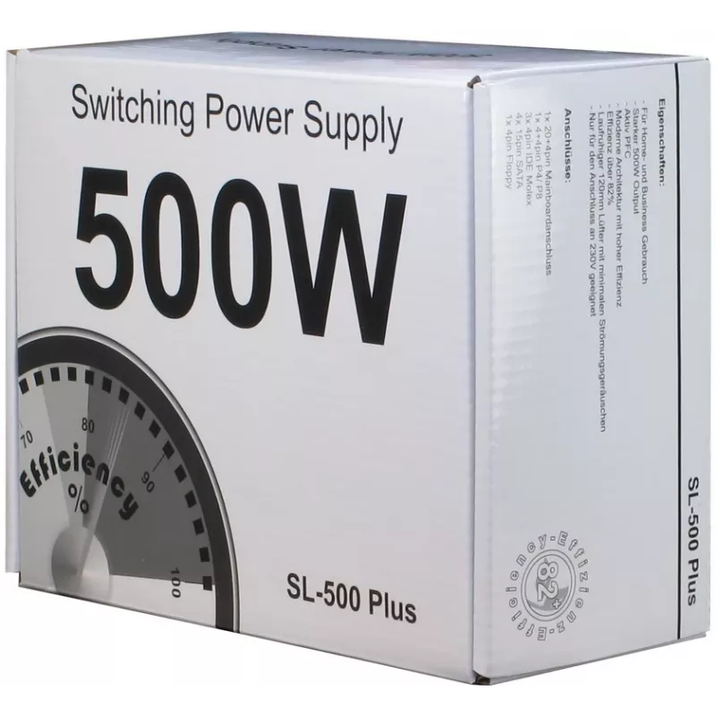 INTER-TECH napájací zdroj SL-500 Plus 500W ATX