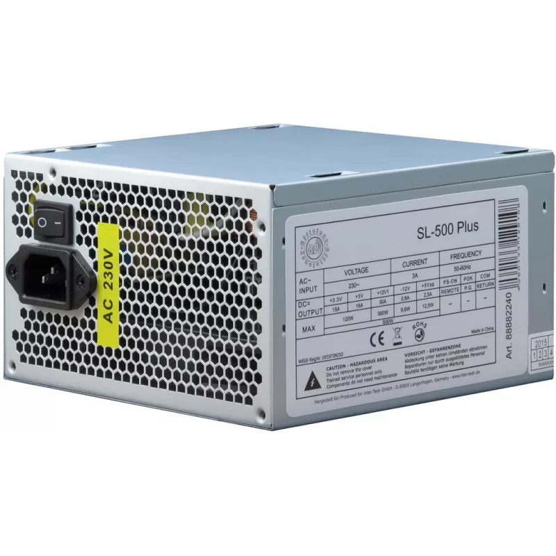 INTER-TECH napájací zdroj SL-500 Plus 500W ATX