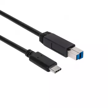 CLUB3D USB 3.1 Gen2 Type-C na Type-B kábel samec/samec, 1 m / 3.3 ft.